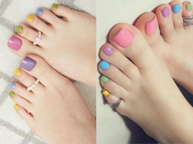 Cập nhật những mẫu nail chân mới theo phong cách riêng 