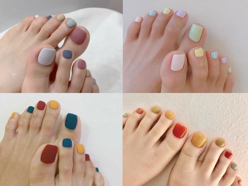 Cập nhật những mẫu nail chân mới theo phong cách riêng 