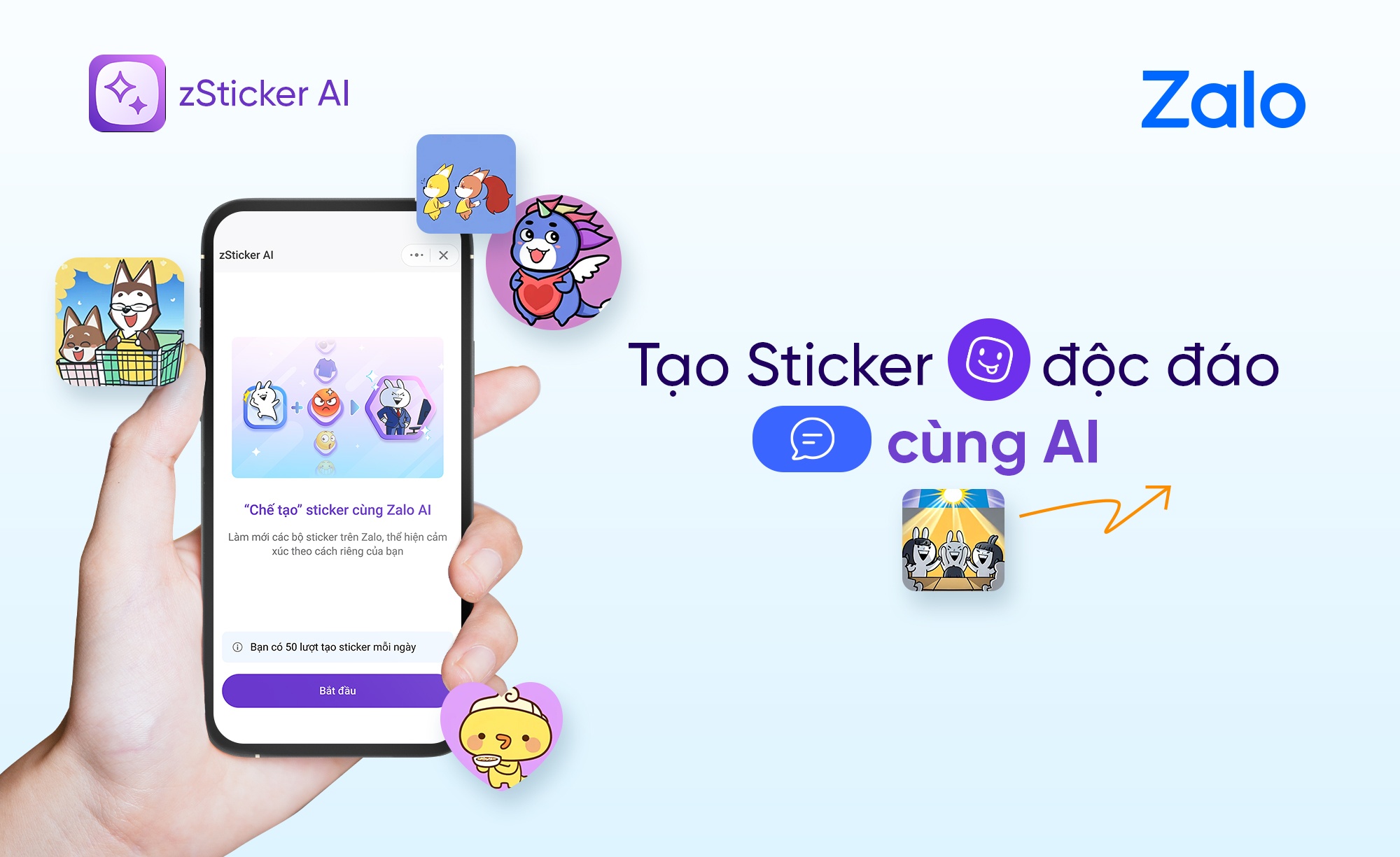 zSticker AI, Sticker, Sticker AI, Zalo, Zalo AI anh 1