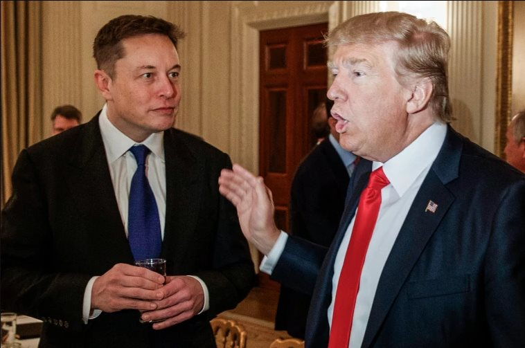 Elon Musk dat het niem tin vao ong Trump hinh anh