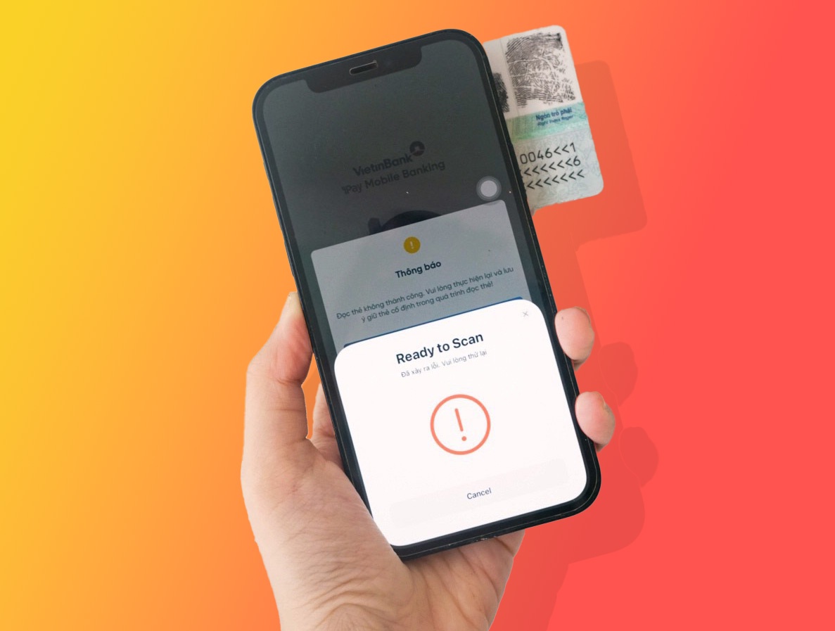 Sua loi app ngan hang tren iPhone khong nhan CCCD hinh anh