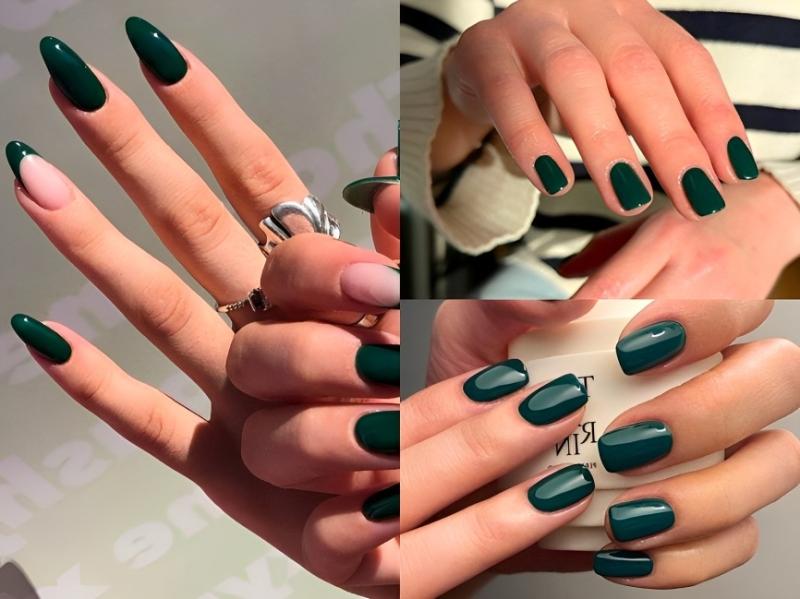 Gợi ý mẫu nail màu xanh tươi mát mà độ tuổi nào cũng làm được