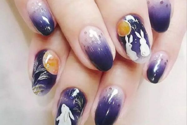 Gợi ý những mẫu nail trung thu dễ thương bạn nên thử 