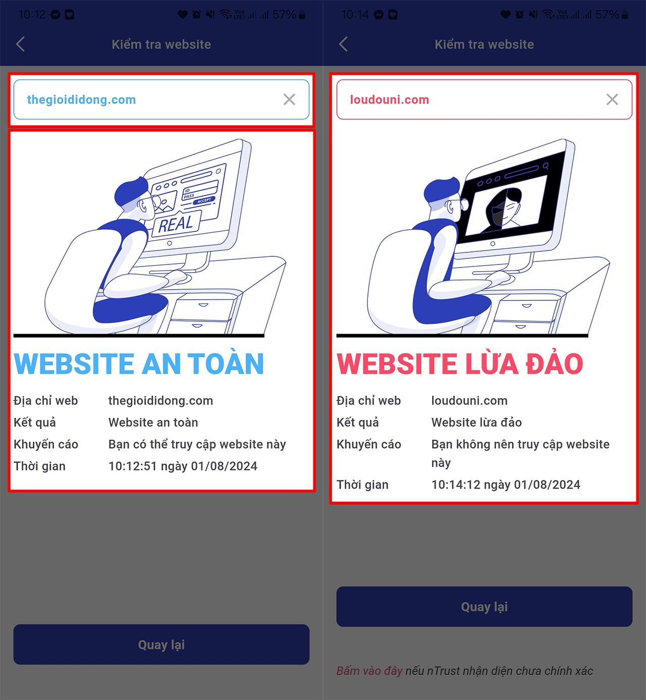 Cách kiểm tra trang web lừa đảo