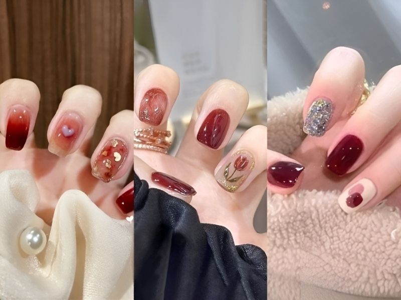 Giới thiệu mẫu nail cưới đẹp lộng lẫy giúp nàng thêm xinh