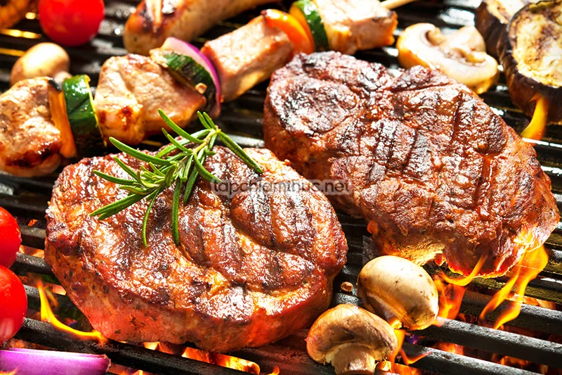 Thành phẩm thịt nướng BBQ thơm ngon