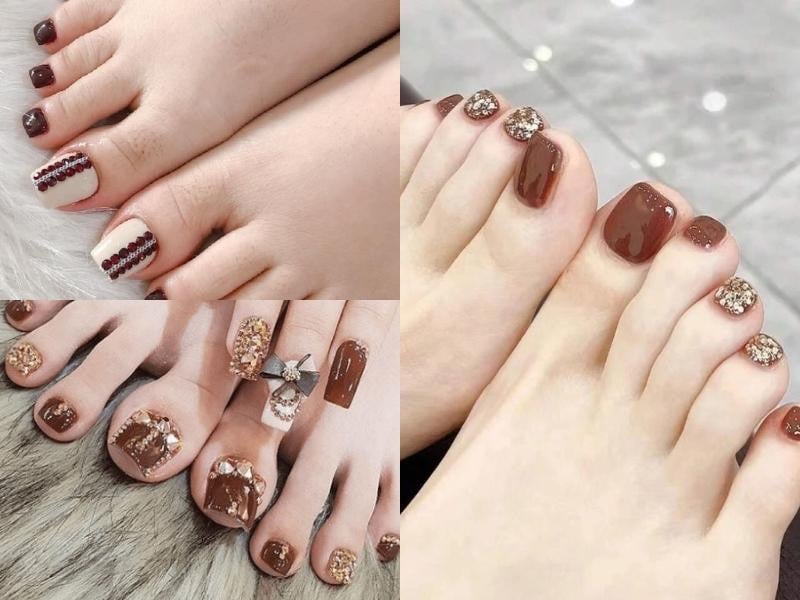 Gợi ý mẫu nail chân sang trọng dành cho quý bà U40-U50