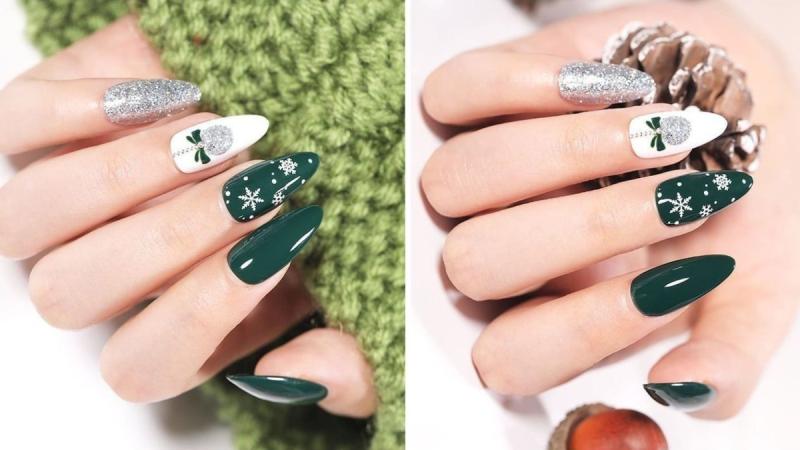 Gợi ý mẫu nail màu xanh tươi mát mà độ tuổi nào cũng làm được