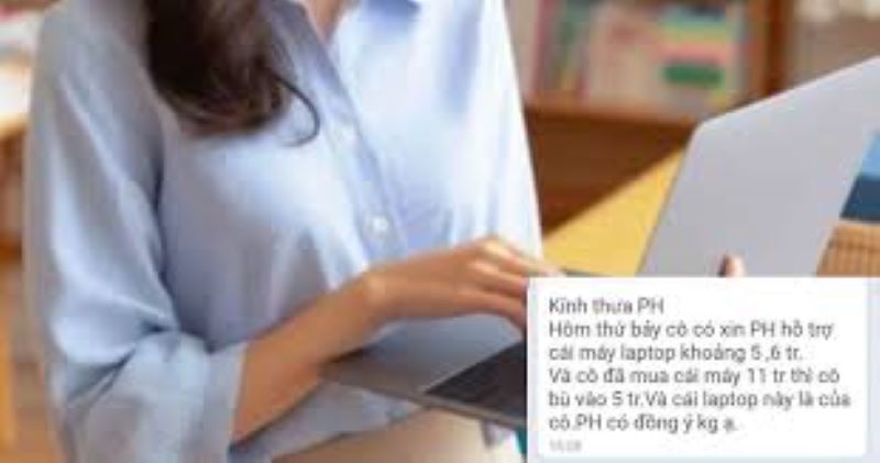 Vụ cô giáo xin ủng hộ tiền mua laptop: Sáng nay, 24/38 học sinh không đến lớp- Ảnh 1.