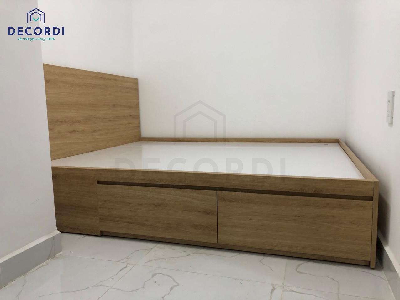 Giường ngủ gỗ MDF An Cường