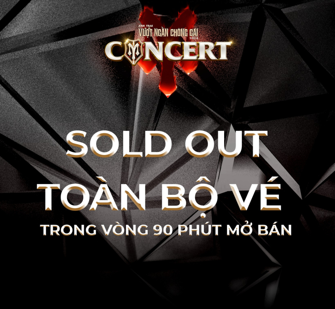 Concert "Anh trai vượt ngàn chông gai" quá hot: Sold-out toàn bộ vé chỉ sau 90 phút! - Ảnh 1.