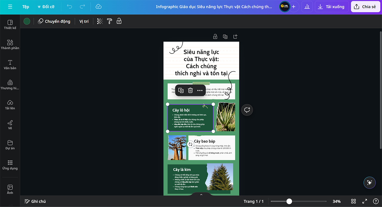 Cách chỉnh sửa file PDF trong Canva