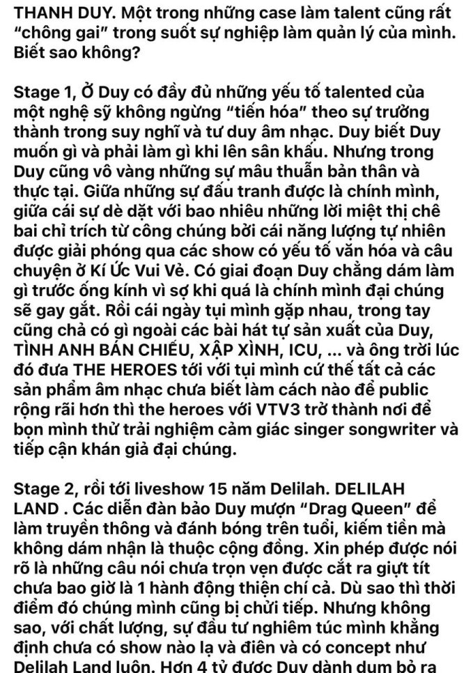 Một Anh Tài dính tranh cãi cố tình giả gái để gây chú ý tại show Chông Gai, quản lý viết tâm thư giải thích - Ảnh 1.