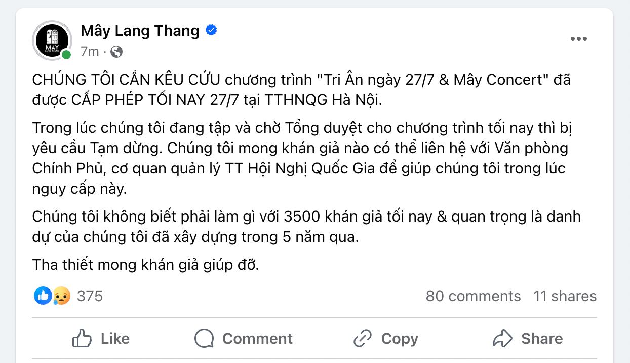 Một show diễn lên tiếng “cầu cứu" nhưng nhận phản ứng dữ dội từ khán giả - Ảnh 3.