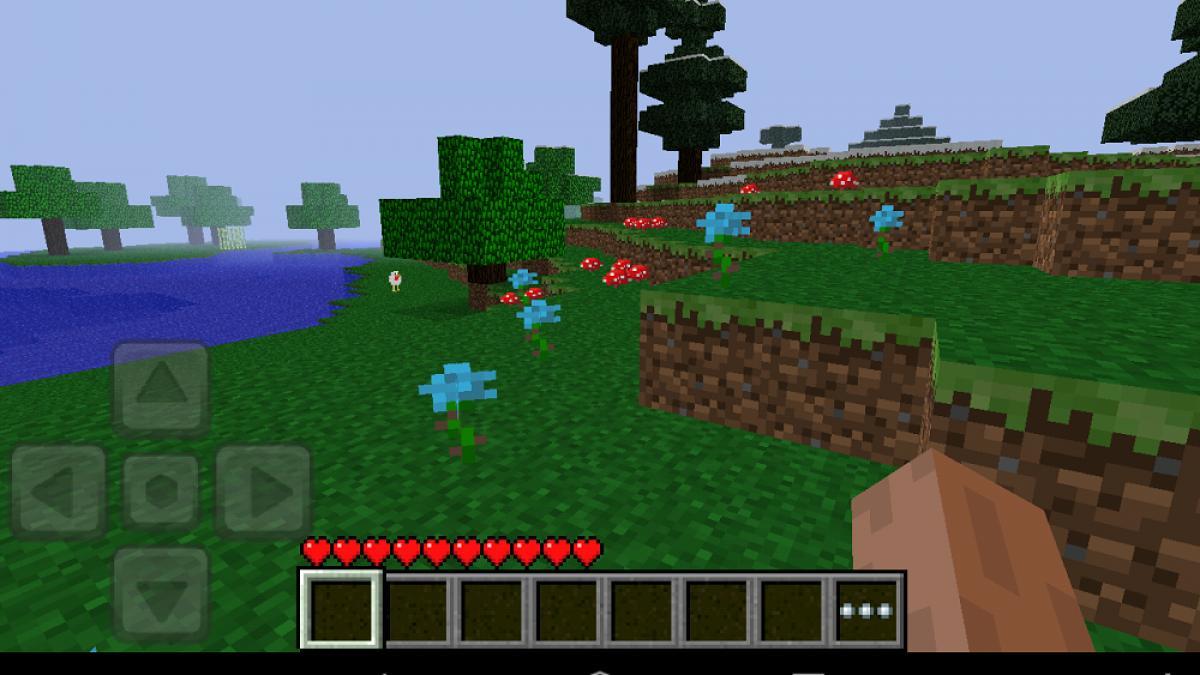 Giao diện Minecraft PE