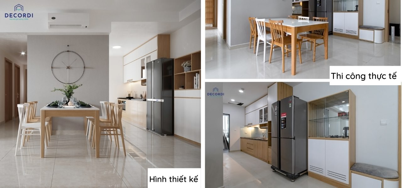 Công tình thiết kế thi công trọn gói của Decordi