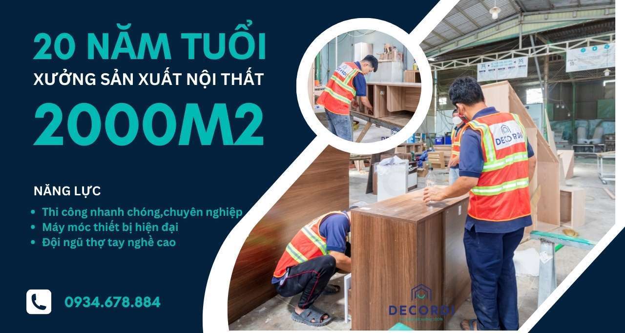 Decordi đơn vị thi công nội thất giá tốt, chất lượng hồ chí minh