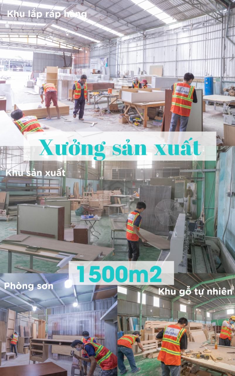 Xưởng sản xuất nội thất trực tiếp tại TP HCM