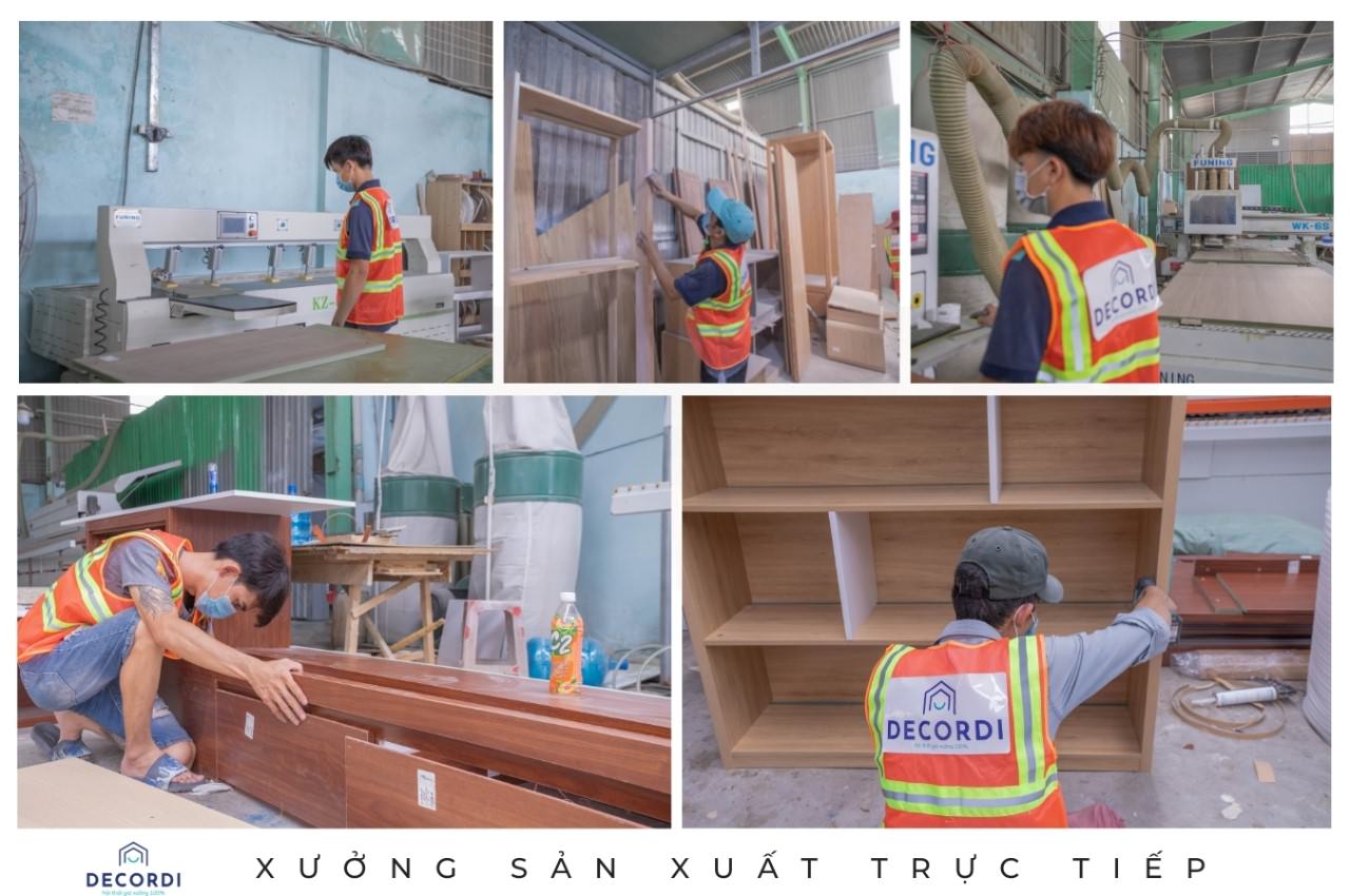 Xưởng sản xuất nội thất trực tiếp tại TP HCM