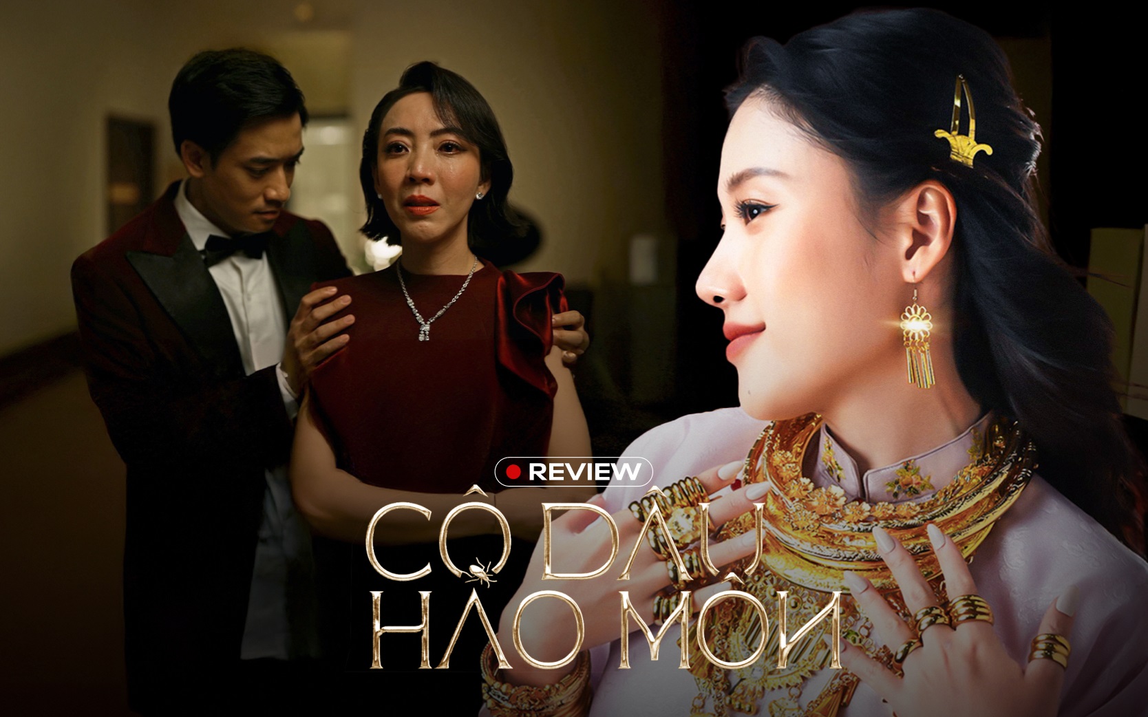 Review phim "Cô dâu hào môn": Cảnh nóng vô dụng, em gái Trấn Thành diễn tốt không cứu nổi điều này- Ảnh 1.