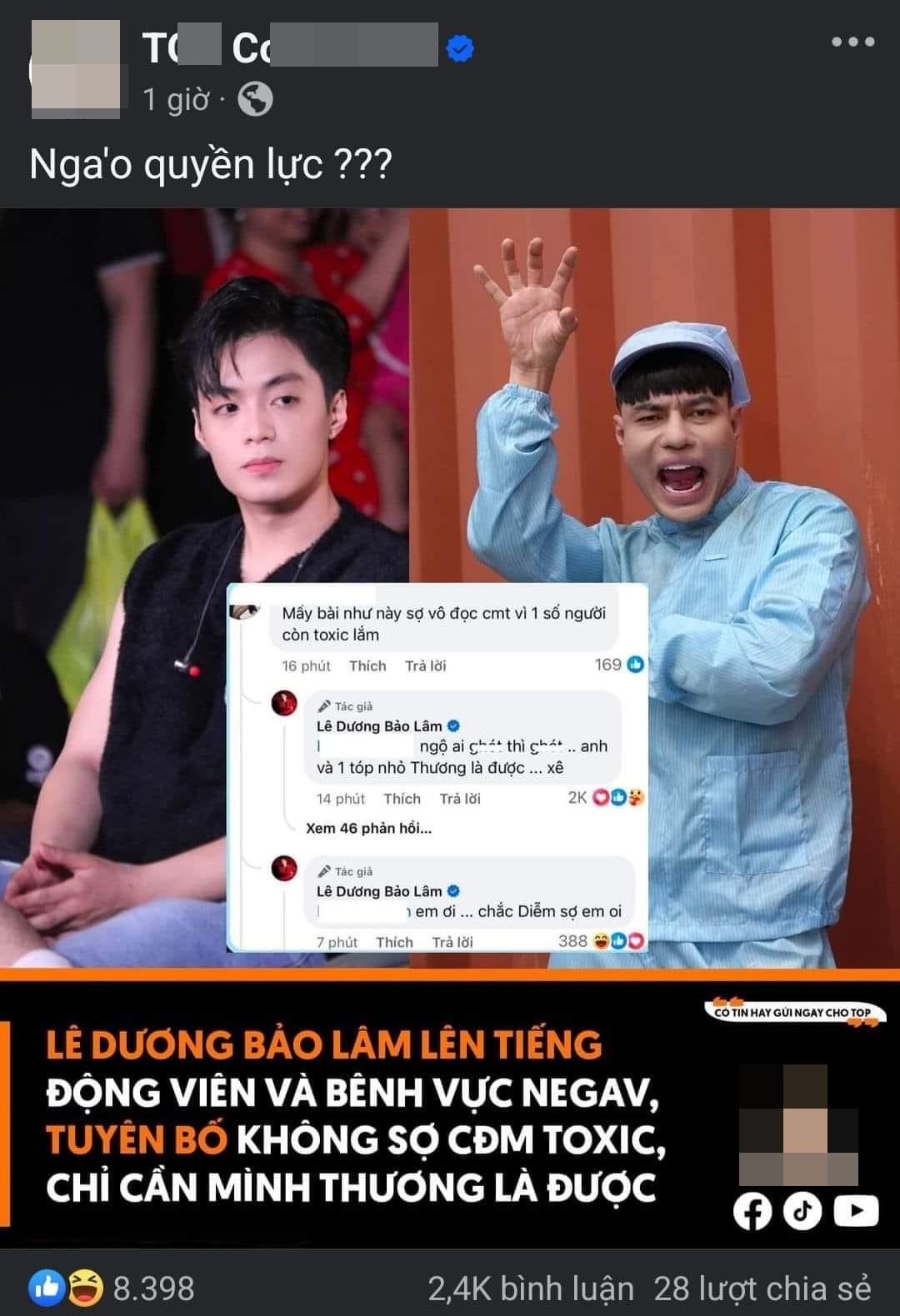 Căng: Lê Dương Bảo Lâm "combat" cực gắt với một fanpage, kéo fan vào công kích đối phương - Ảnh 2.