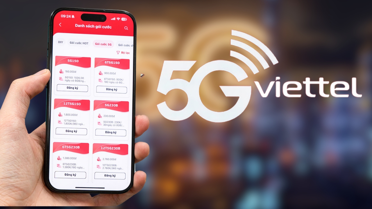 Cách đăng ký 5G Viettel