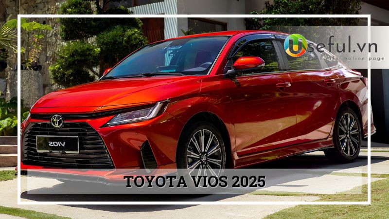 Toyota Vios 2025 sắp ra mắt, có điểm gì mới?