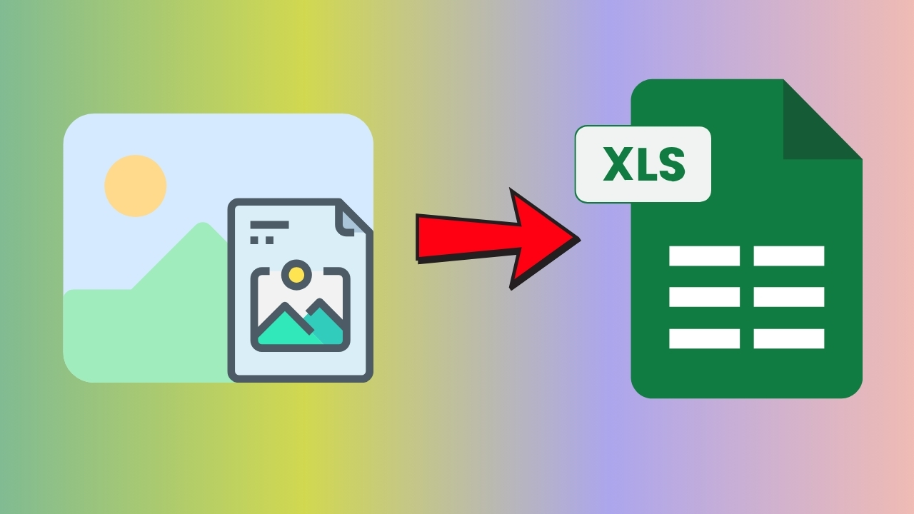 Cách chuyển ảnh thành bảng Excel