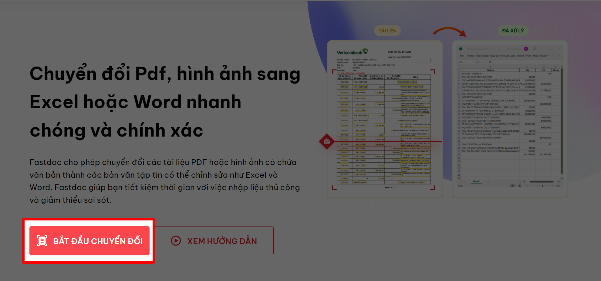 Cách chuyển ảnh thành bảng Excel