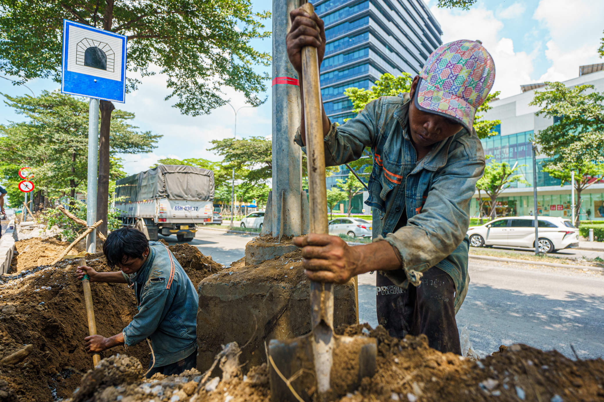 Hình ảnh hầm chui nút giao cửa ngõ phía Nam TP.HCM trước ngày thông xe một nhánh- Ảnh 8.