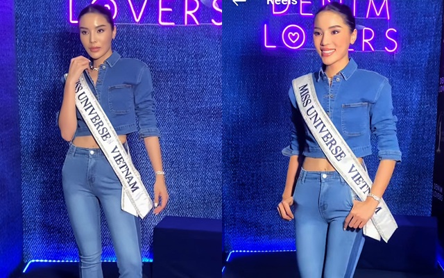 Kỳ Duyên lại bị chê "đơ cứng" khi chụp ảnh cho nhà tài trợ Miss Universe 2024 - Ảnh 2.