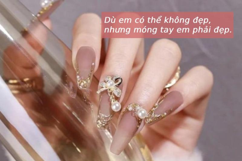 Các câu stt làm nail xinh khá hay khi quảng cáo