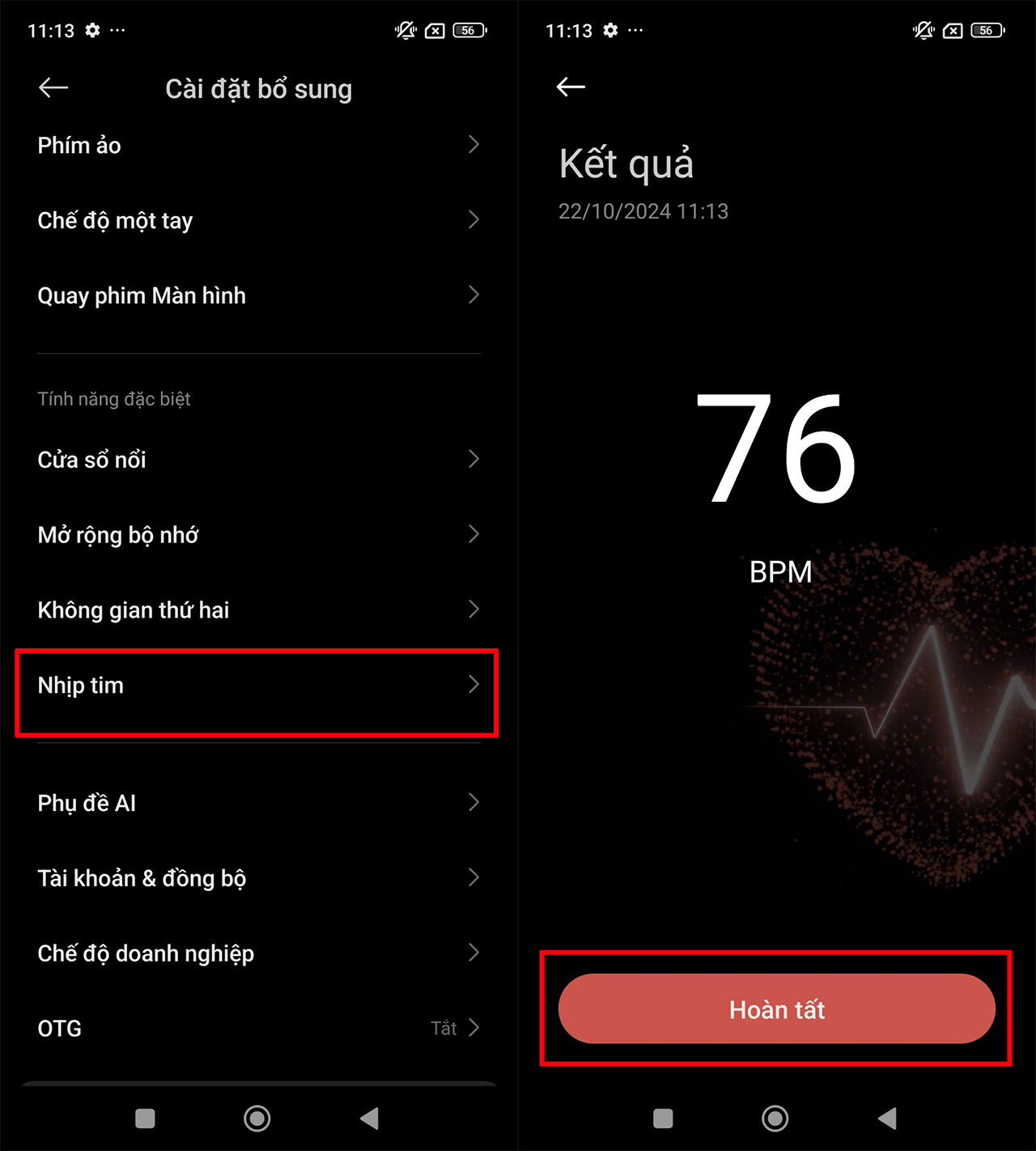 cách đo nhịp tim trên Xiaomi 14T