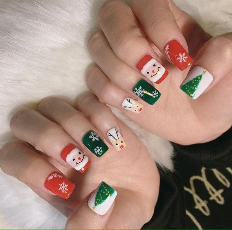 Tuyển tập những mẫu nail noel lôi cuốn mang lại một nét độc đáo của giới trẻ