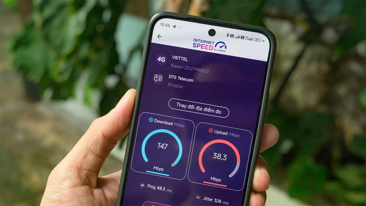 Cách kiểm tra tốc độ mạng trên điện thoại