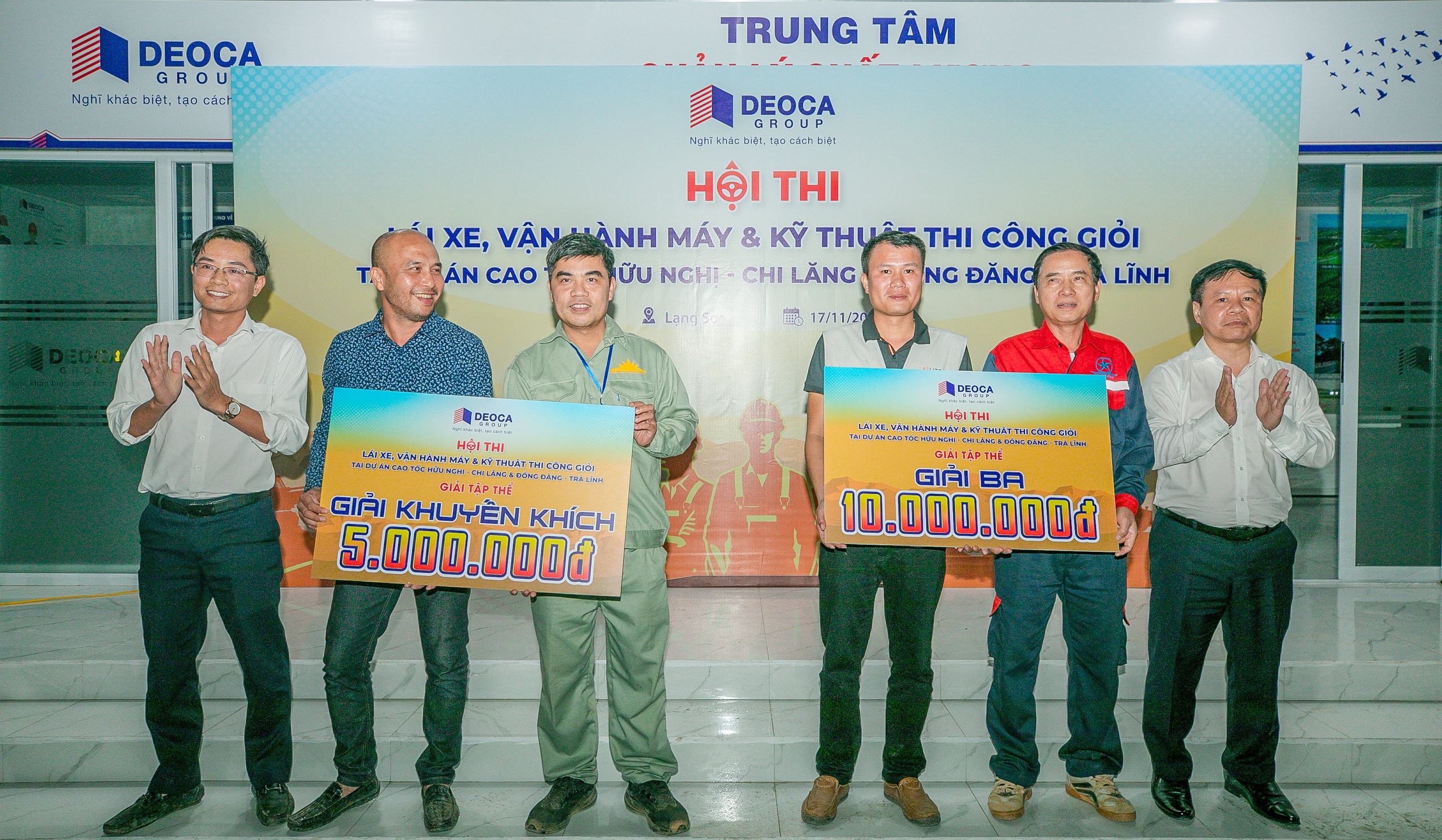 Gần 100 công nhân hai cao tốc lớn tranh tài vận hành máy và kỹ thuật thi công- Ảnh 8.