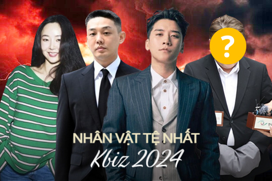 200 người trong Kbiz chọn ra Top nhân vật tệ nhất 2024: Bê bối cỡ Seungri - Yoo Ah In vẫn chào thua 1 ngôi sao - Ảnh 1.