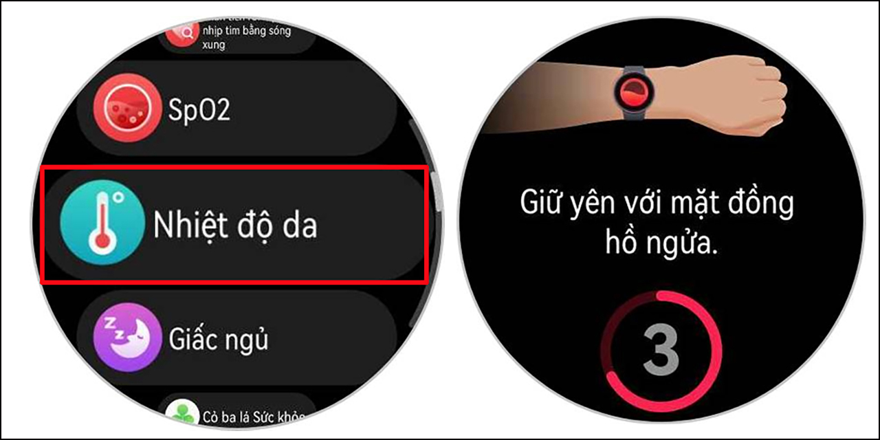 Cách đo nhiệt độ da trên HUAWEI Watch GT 5