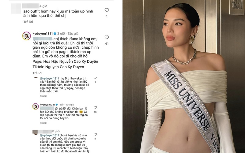 Kỳ Duyên "cãi tay đôi" với dân mạng trong lúc đang thi Miss Universe 2024 - Ảnh 2.