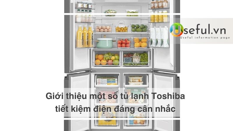 Giới thiệu một số tủ lạnh Toshiba tiết kiệm điện đáng cân nhắc