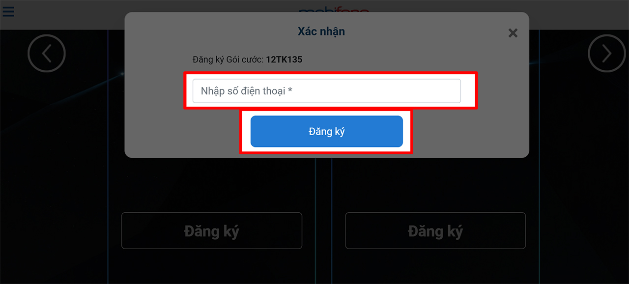 Cách đăng ký qua website Mobifone 5G