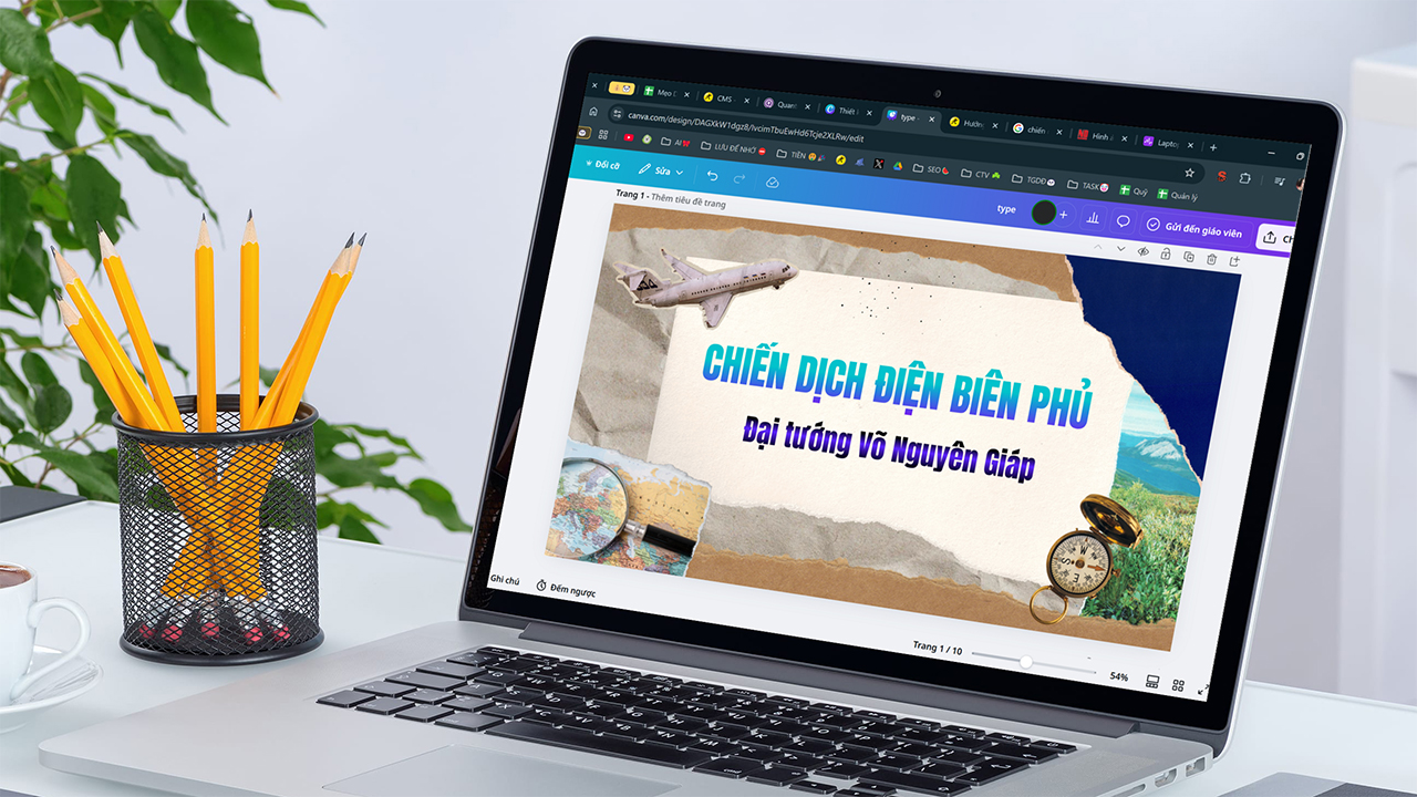 Cách tạo màu chữ gradient trên Canva