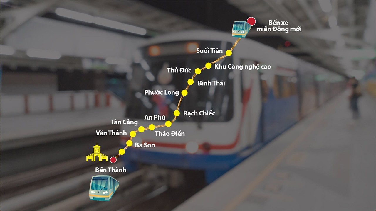 Cách tìm tuyến xe buýt đi ga Metro