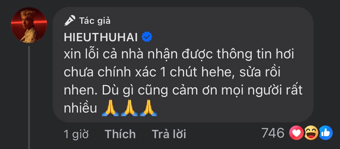 HIEUTHUHAI khoe thành tích mới cực khủng nhưng