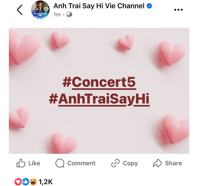 HOT: Anh Trai Say Hi đăng đàn về concert 5 ngay giữa đêm!- Ảnh 1.