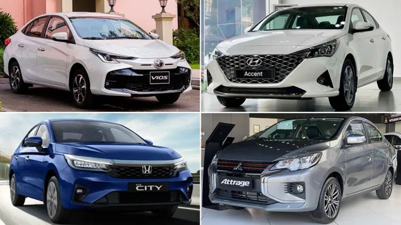 Giới thiệu những mẫu xe sedan hạng B nổi bật trên thị trường