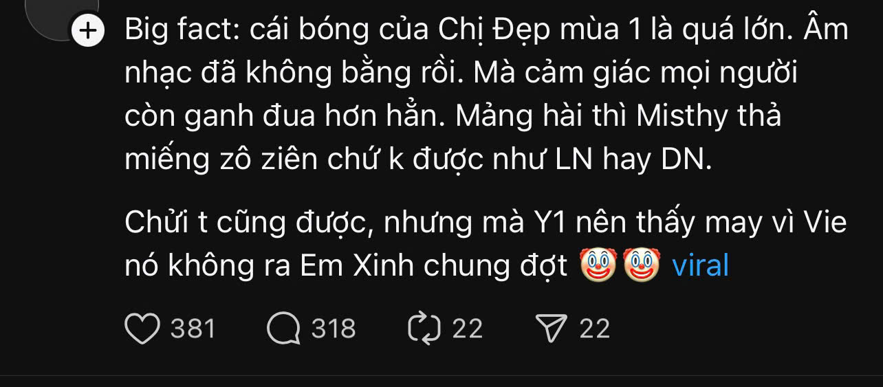 Căng: 1 Chị đẹp bức xúc khi bị chê hài vô duyên trong Đạp gió 2024- Ảnh 1.