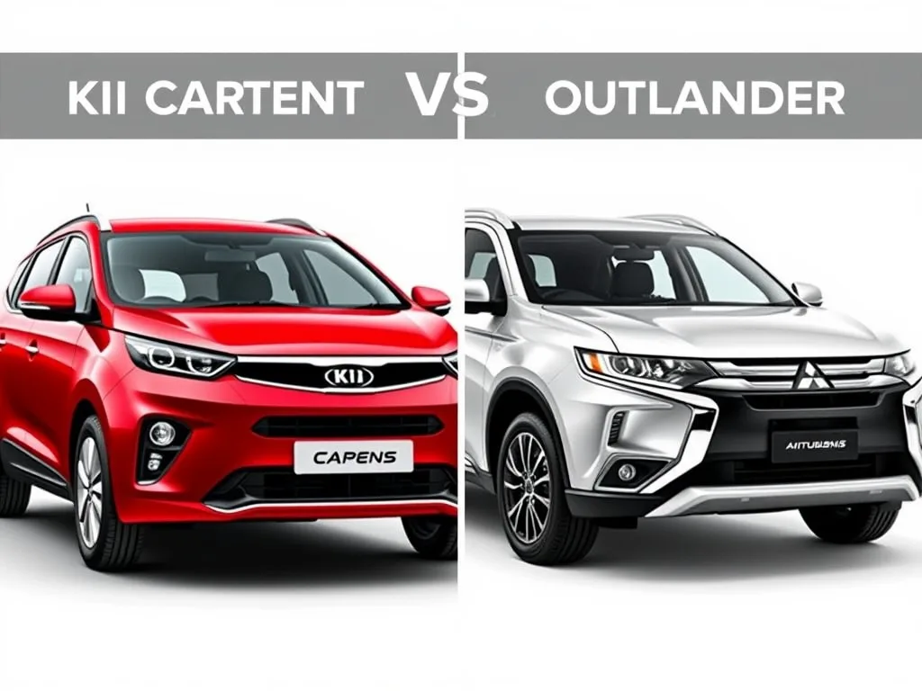 Cập nhật bảng so sánh KIA Carens và Mitsubishi Outlander 