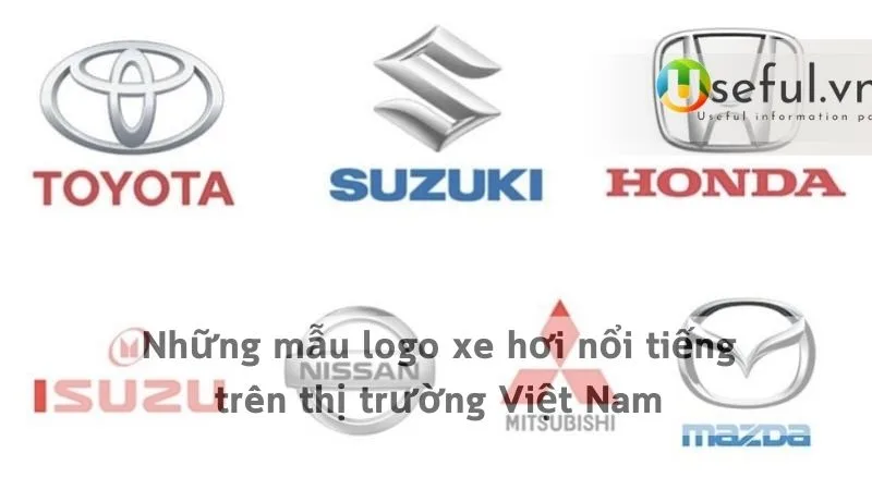 Những mẫu logo xe hơi nổi tiếng trên thị trường Việt Nam