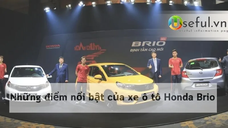 Những điểm nổi bật của xe ô tô Honda Brio